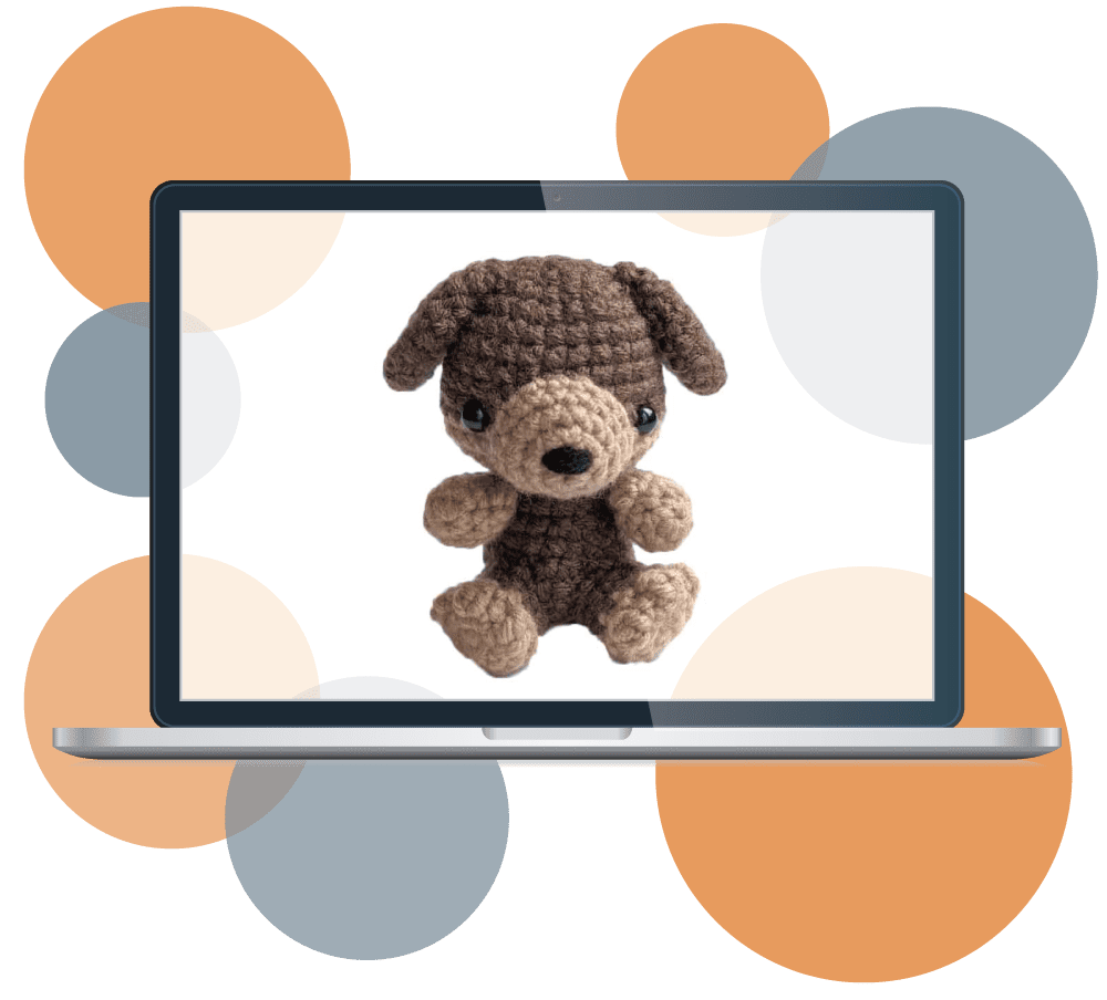 Animal made with the amigurumi pattern generator